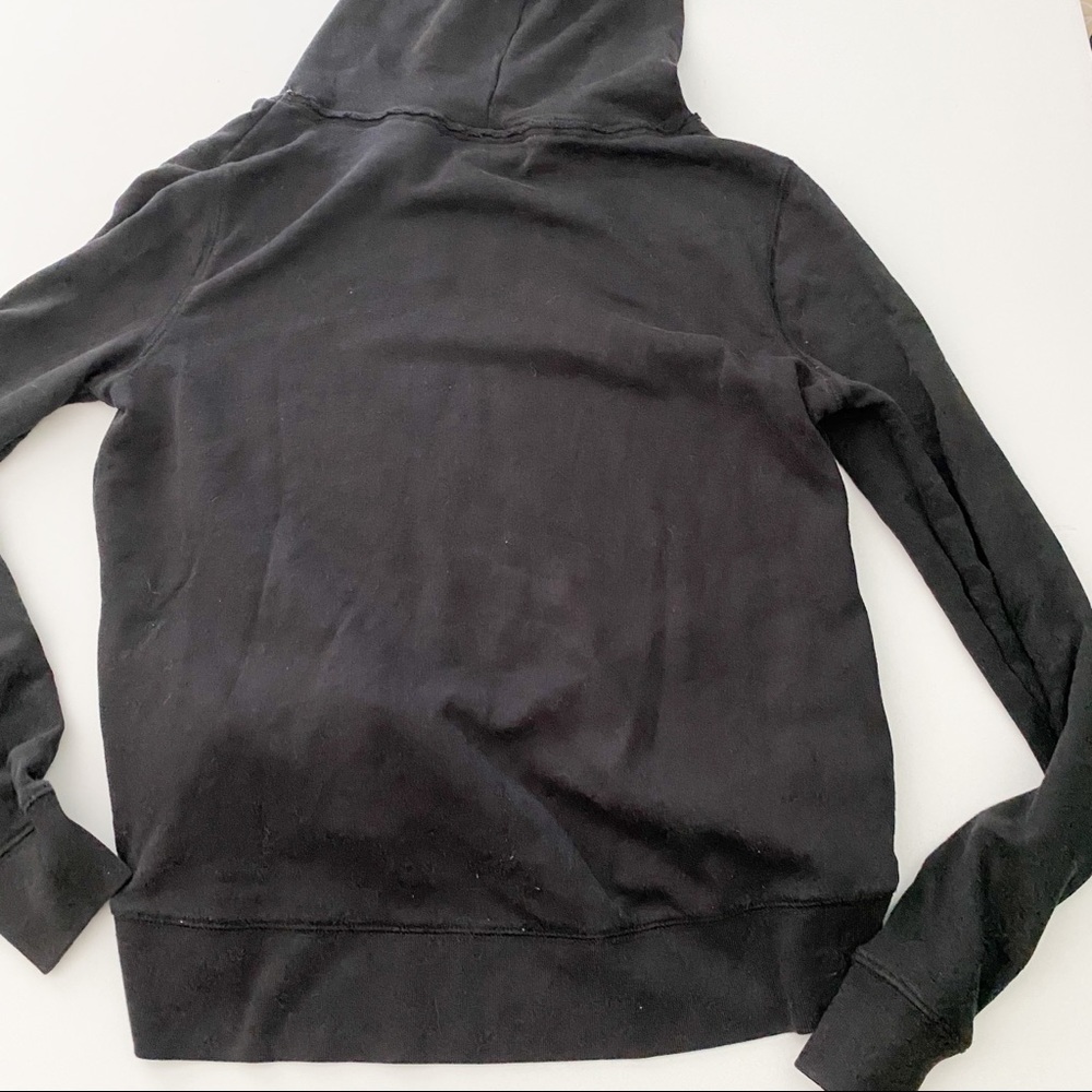 PINK Victoria’s secret black hooded sweatshirt - Picture 5 of 5
